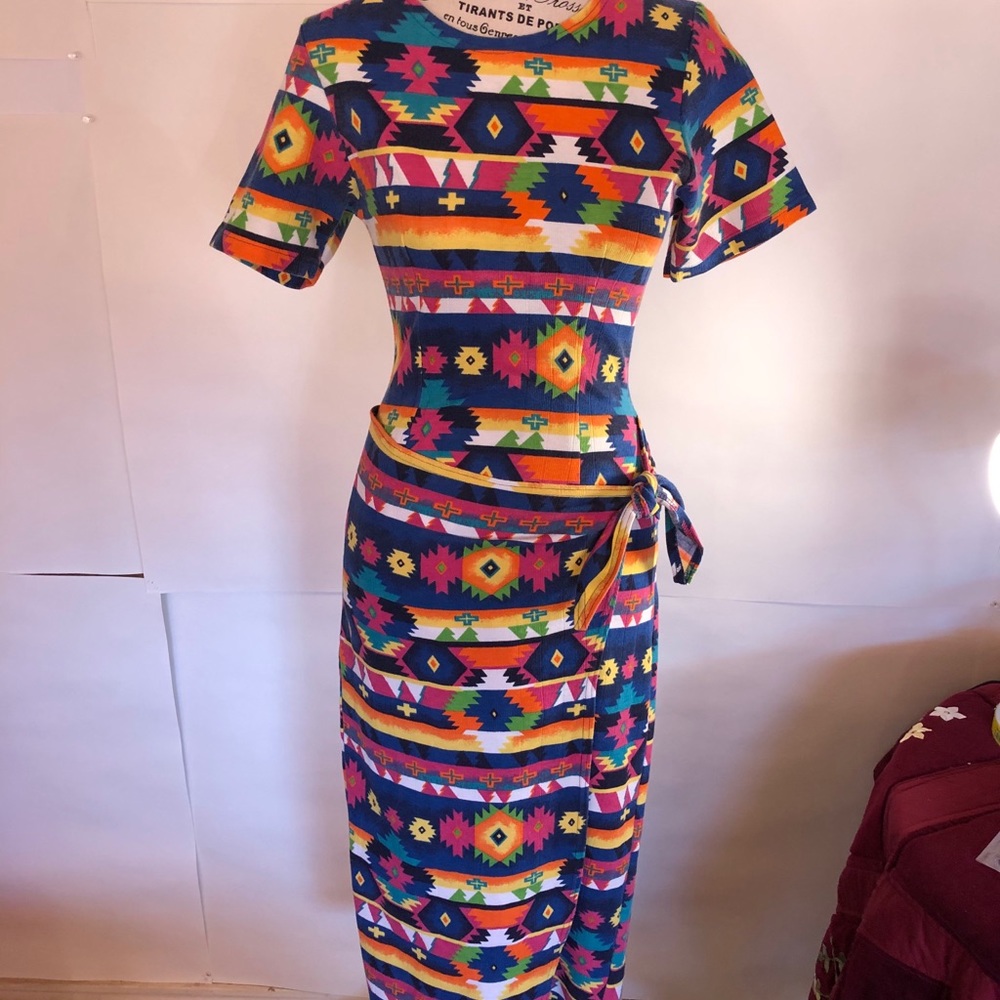 VINTAGE AFFINITY DRESS fabulous print